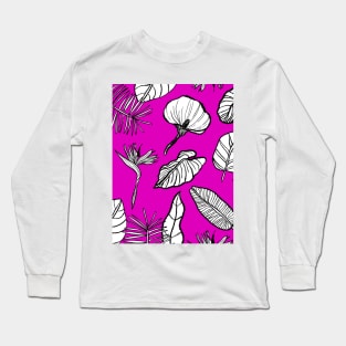 magenta Long Sleeve T-Shirt